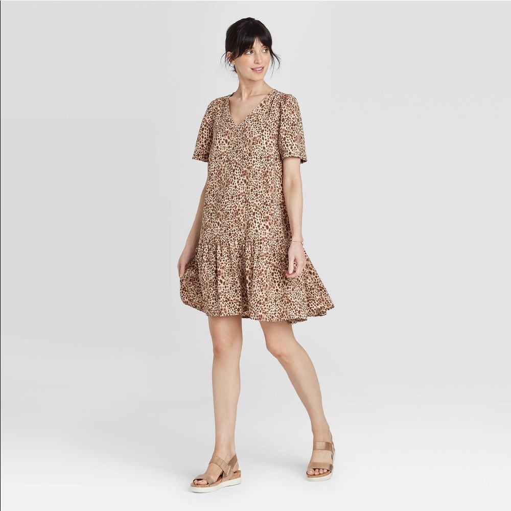 New Leopard Dress - Size Small